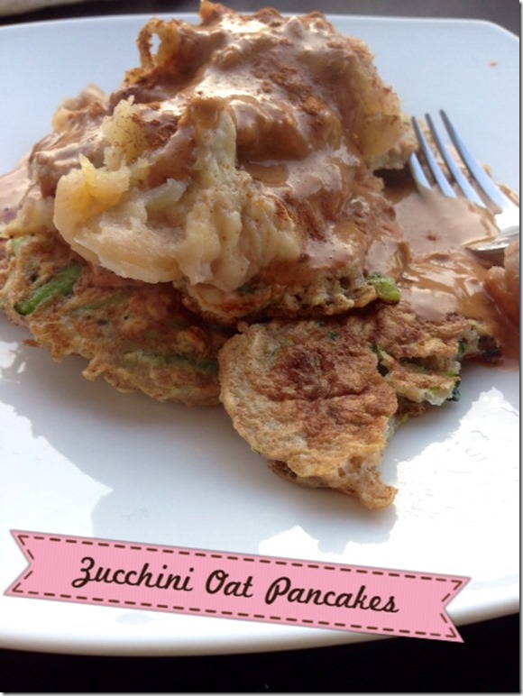 zucchini oat pancakes